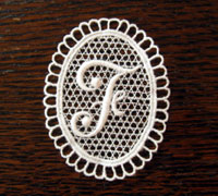 initial monogram F