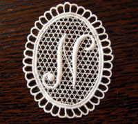 initial monogram N